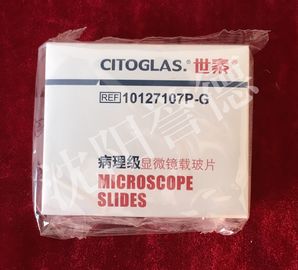 China Gewebelehre-Standardmikroskop-Objektträger 75mm × 25mm, 1.0mm-1.2mm Stärke fournisseur